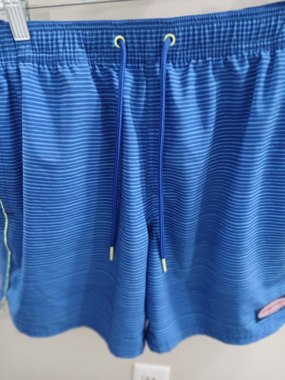 Vineyard Vines Blue Striped Swim/Active Shorts